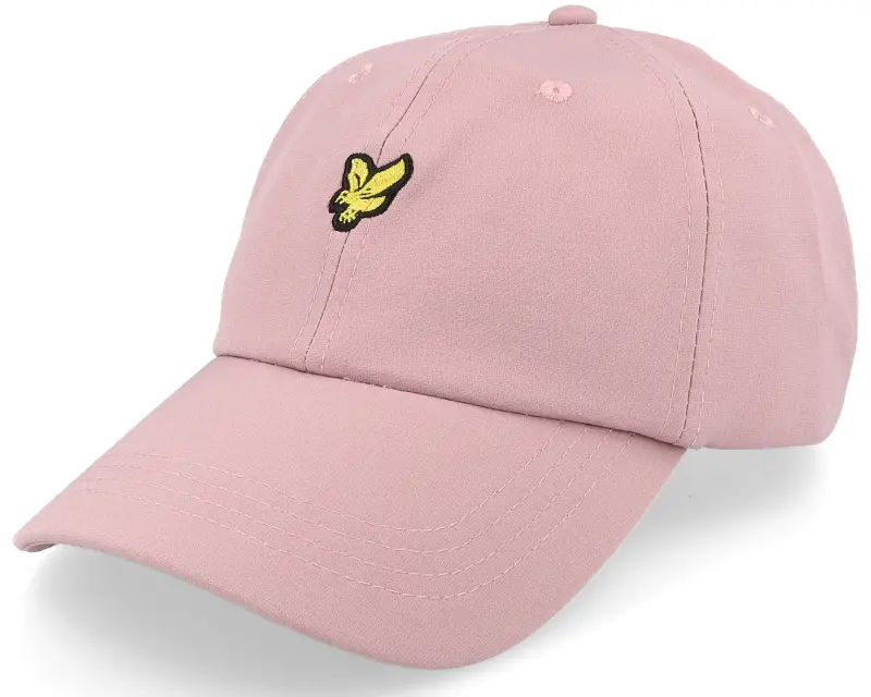 Lyle & Scott Seersucker Baseball Cap Hutton Pink Dad Cap online