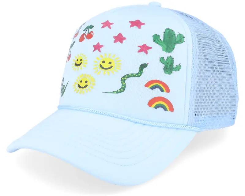 Mitchell & Ness Art Doodles Blue Trucker online