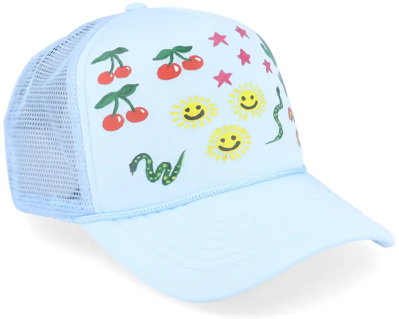 Mitchell & Ness Art Doodles Blue Trucker online