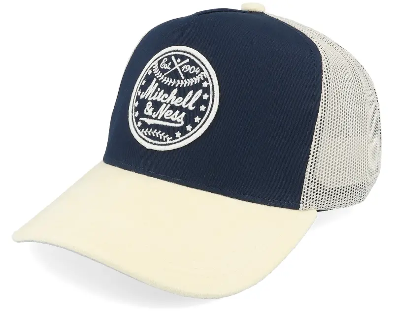 Mitchell & Ness Baseball Own Brand Navy /Sand A-Frame Trucker online