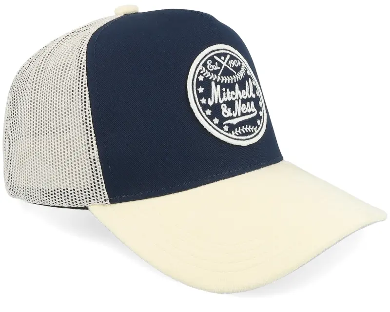 Mitchell & Ness Baseball Own Brand Navy /Sand A-Frame Trucker online