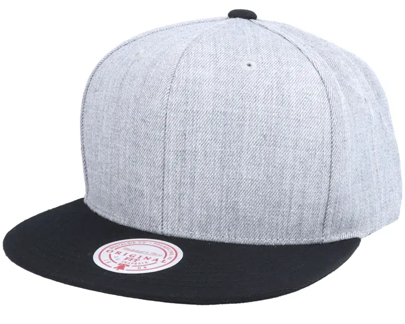 Mitchell & Ness Blank Grey/Black Snapback online