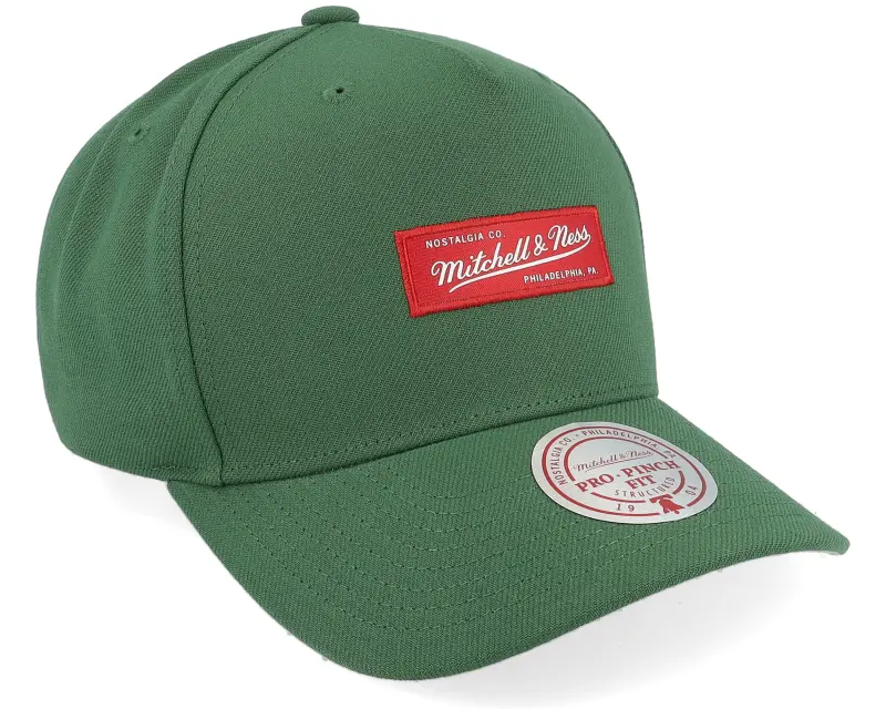 Mitchell & Ness Branded Box Logo Pro Crown Dark Green A-Frame Adjustable online