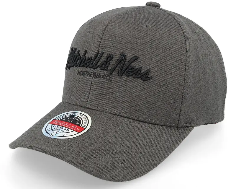 Mitchell & Ness Branded Pinscript Charcoal Grey Adjustable online