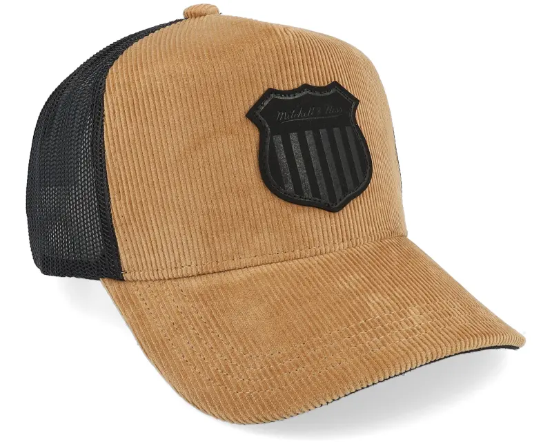 Mitchell & Ness Corduroy Shield Brown/Black A-Frame Adjustable online