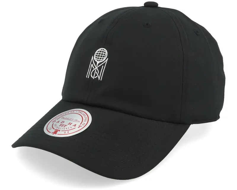 Mitchell & Ness Golf Interlock Branded Black Dad Cap online