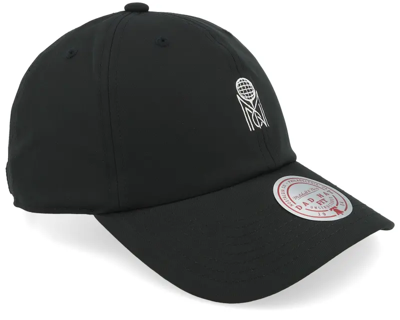Mitchell & Ness Golf Interlock Branded Black Dad Cap online