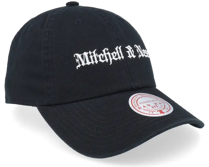 Mitchell & Ness Gothic Black Dad Cap online