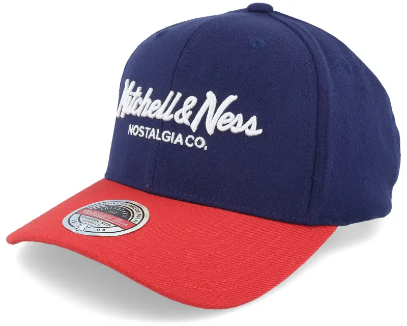 Mitchell & Ness Hatstore Exclusive x Pinscript Baseball Navy/Red online