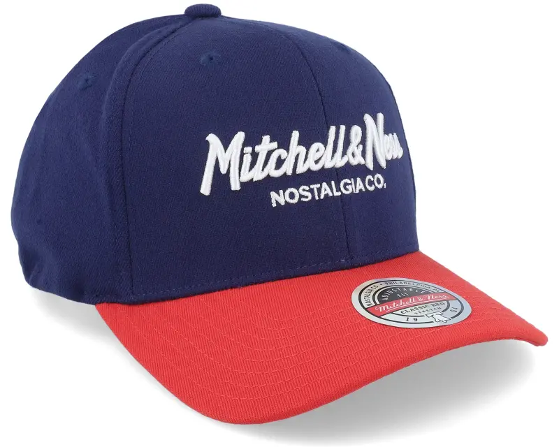Mitchell & Ness Hatstore Exclusive x Pinscript Baseball Navy/Red online
