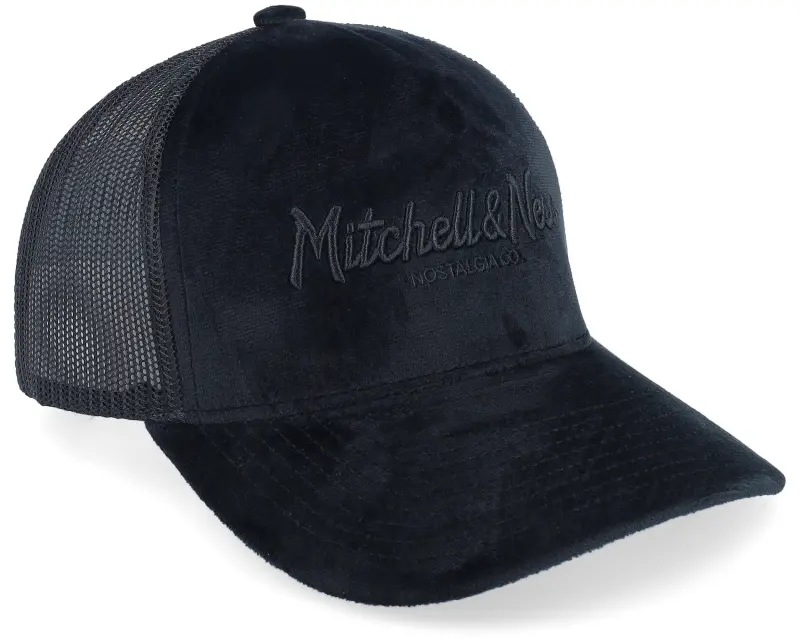 Mitchell & Ness Hatstore Exclusive x Pinscript Velvet Black Trucker online
