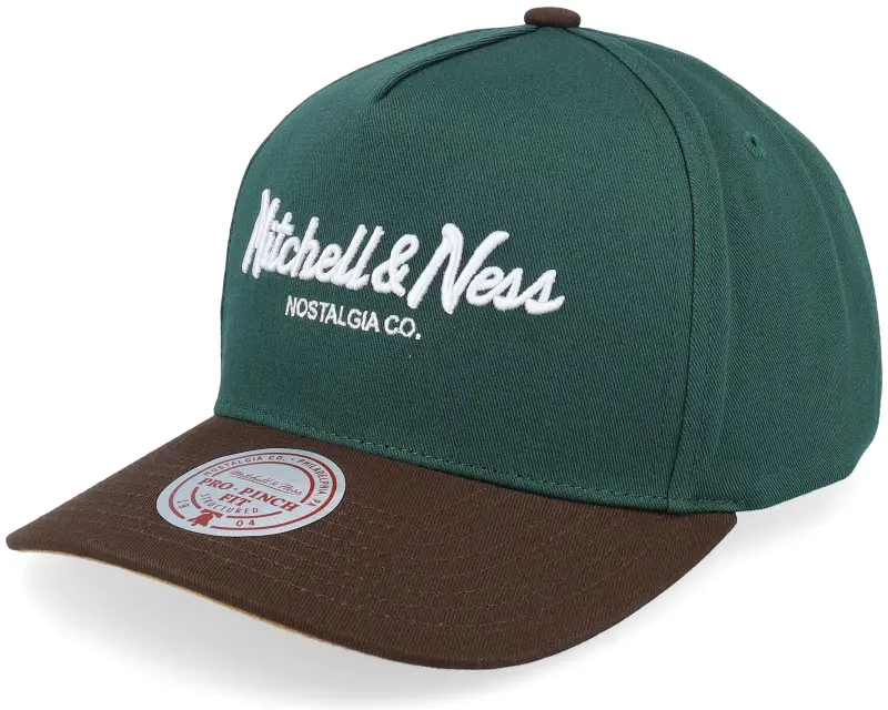 Mitchell & Ness Hatstore Exclusive x Pro Crown Dark Green/Brown A-Frame Adjustable online