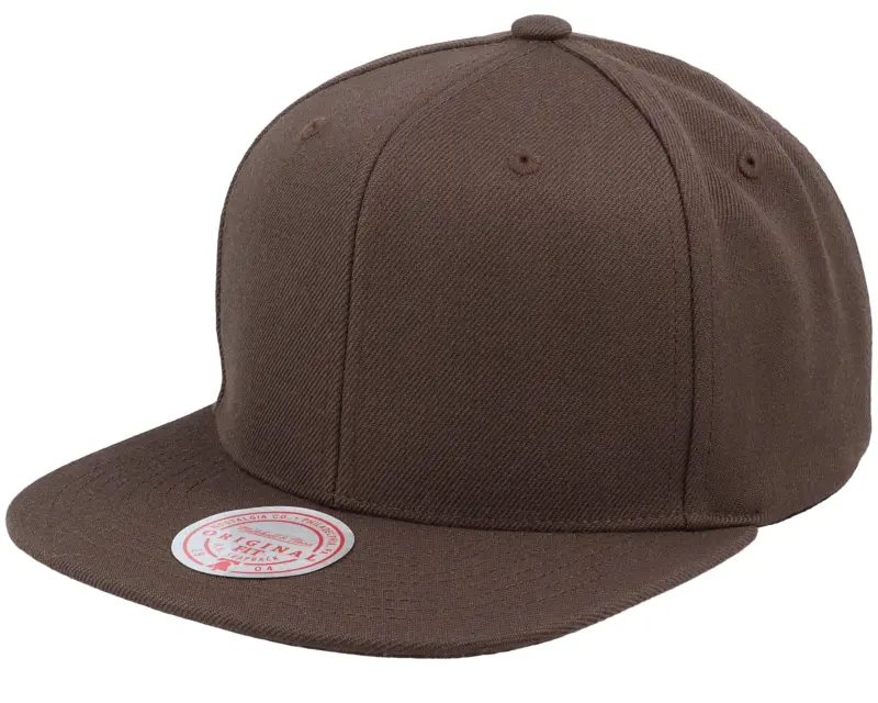 Mitchell & Ness High Crown Blank Chocolate Brown Snapback online