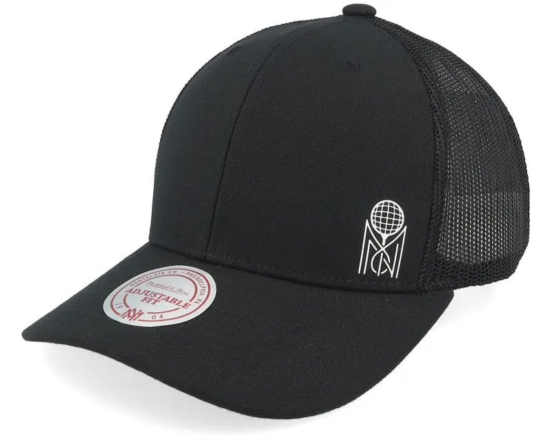 Mitchell & Ness Low Interlock Branded Black Trucker online