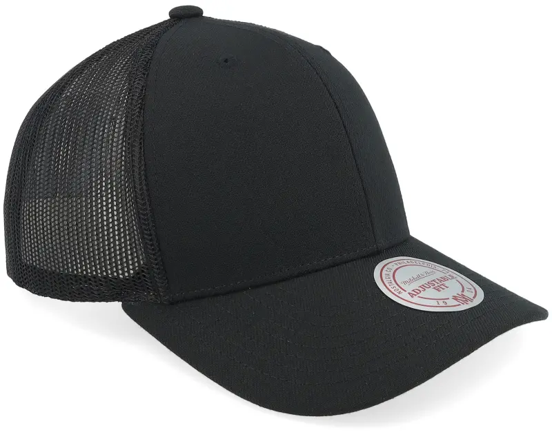 Mitchell & Ness Low Interlock Branded Black Trucker online