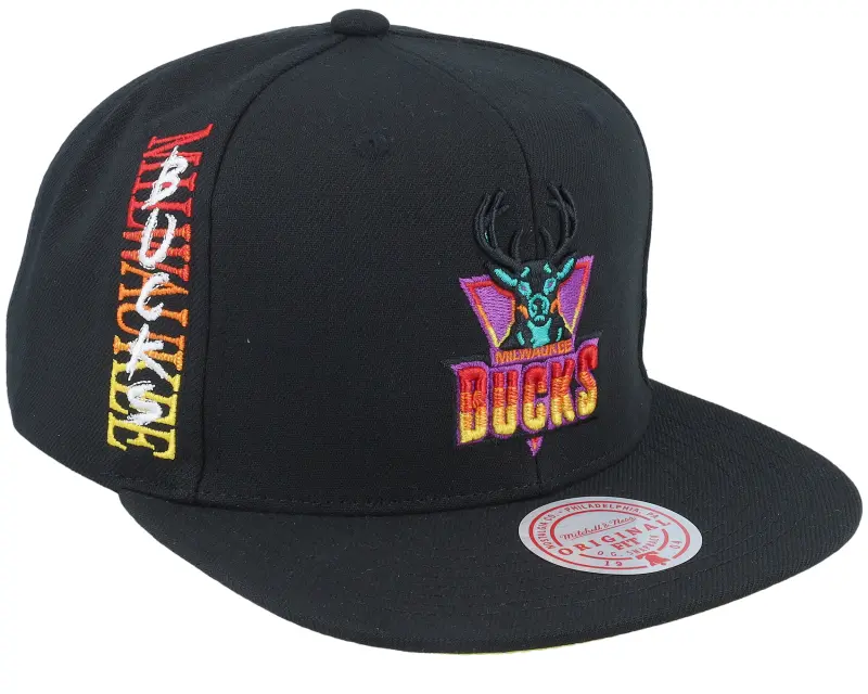 Mitchell & Ness Milwaukee Bucks High Grade Hwc Black Snapback online