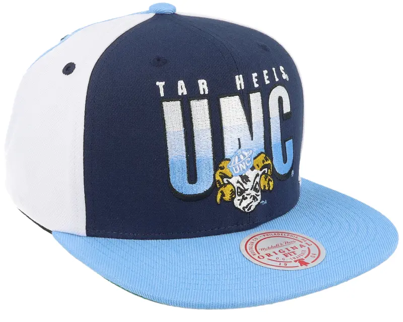 Mitchell & Ness North Carolina Tar Heels Billboard 2 Navy/Light Blue Snapback online