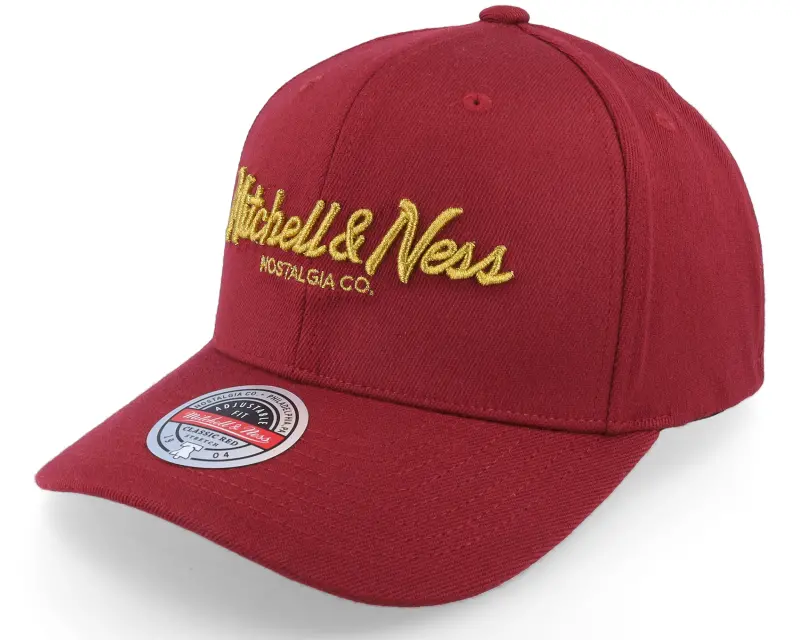Mitchell & Ness Pinscript 110 Red/Gold Adjustable online