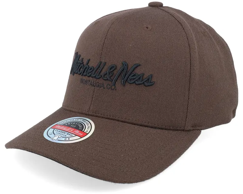 Mitchell & Ness Pinscript Classic Red Brown/Black Adjustable online