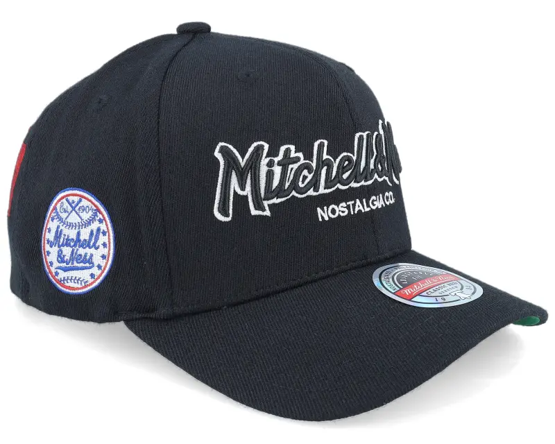 Mitchell & Ness Pinscript Classic Red Hwc Timeline Black Adjustable online