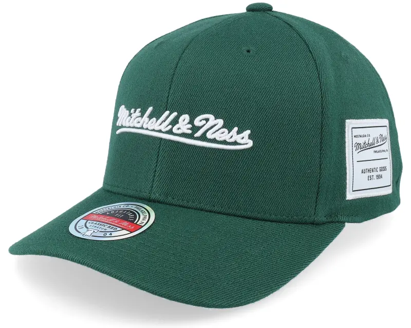 Mitchell & Ness Pinscript Comfy Core Stretch Dark Green Adjustable online