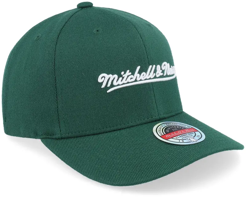 Mitchell & Ness Pinscript Comfy Core Stretch Dark Green Adjustable online