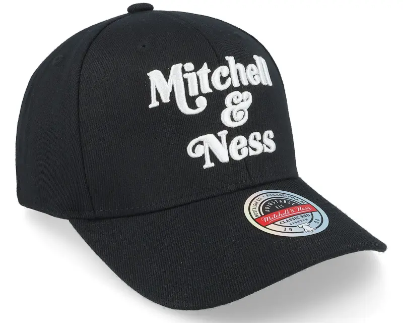 Mitchell & Ness Retro Logo Classic Red Black Adjustable online