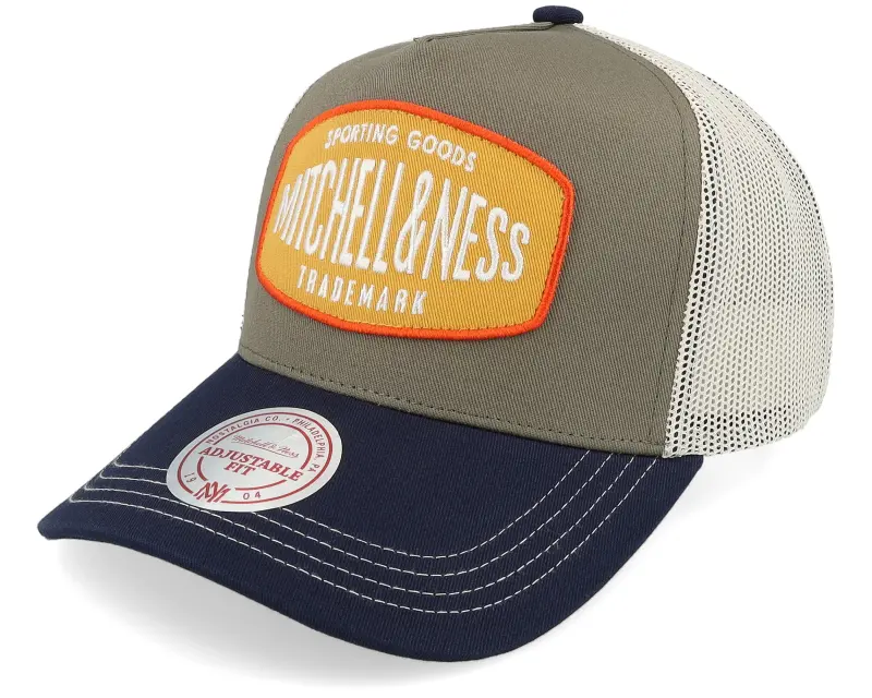 Mitchell & Ness Sporting Own Brand Army Green/Navy Trucker online