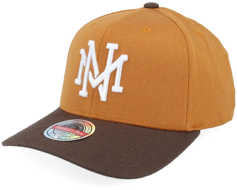 Mitchell & Ness Two Tone Brown Classic Red Own Brand Tan/Brown Adjustable online