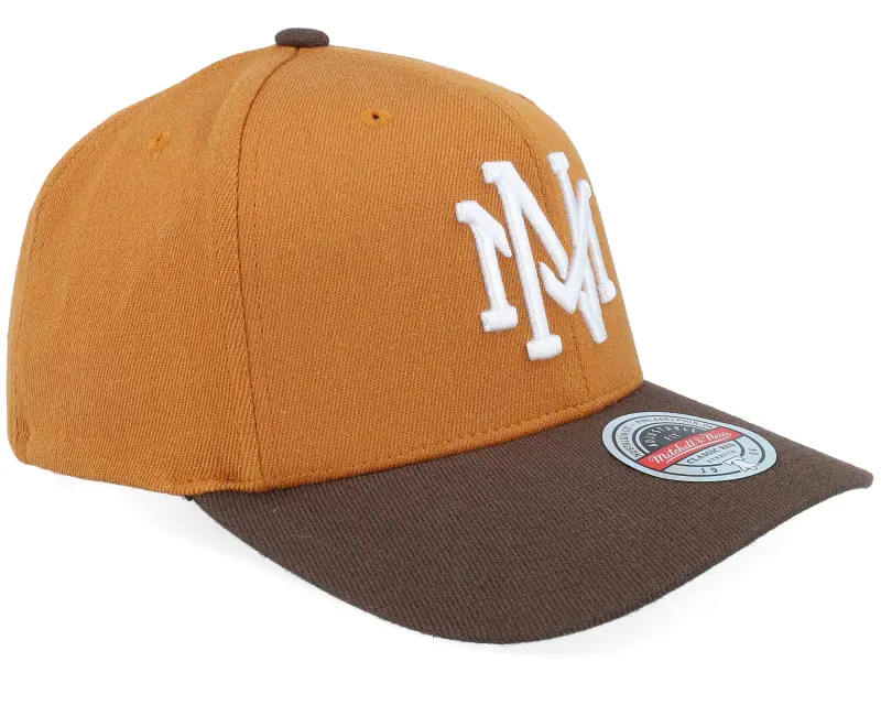 Mitchell & Ness Two Tone Brown Classic Red Own Brand Tan/Brown Adjustable online