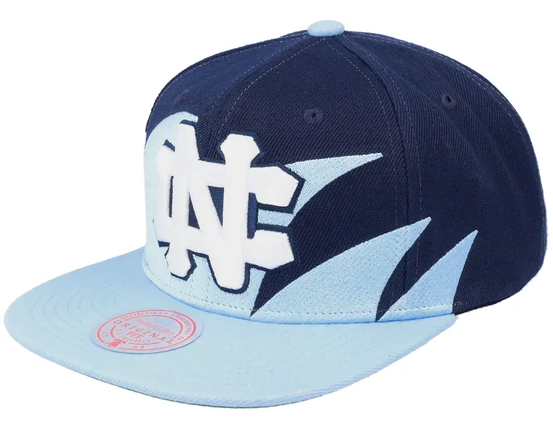 Mitchell & Ness University of N.Carolina Sharktooth Navy/Light Blue Snapback online