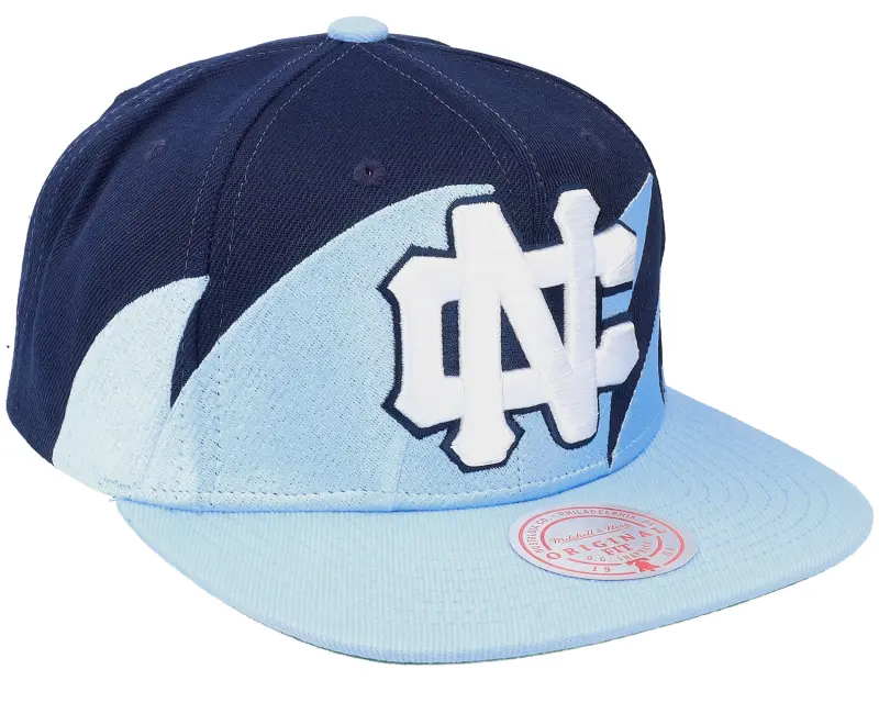 Mitchell & Ness University of N.Carolina Sharktooth Navy/Light Blue Snapback online