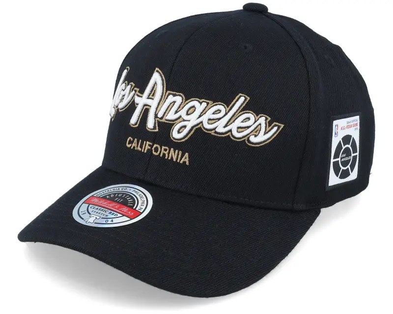 Mitchell & Ness Hatstore Exclusive x Los Angeles Script & Patches Black Adjustable online