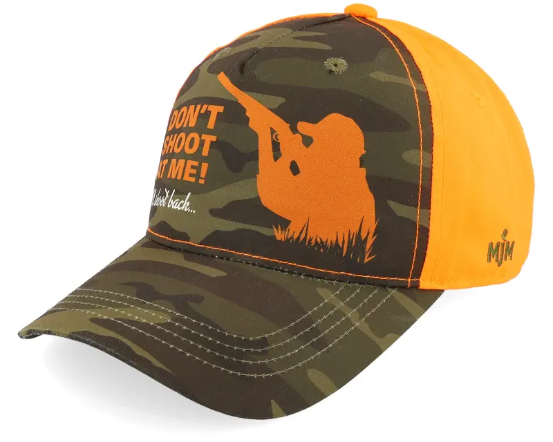 MJM Hats Don’t Shoot At Me I’ll Shoot Back Brown Camo Adjustable online