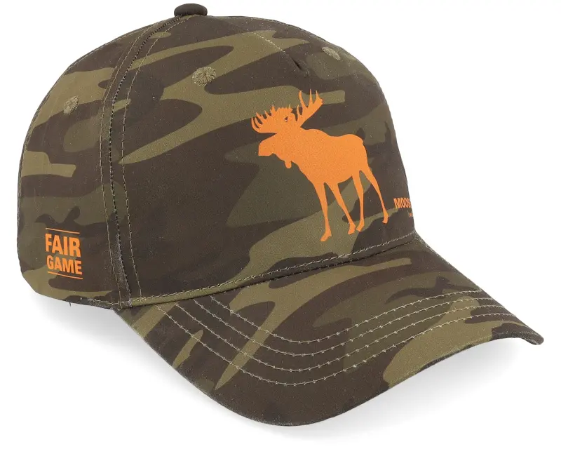 MJM Hats Hunting Cap Camo Brown Moose Adjustable online