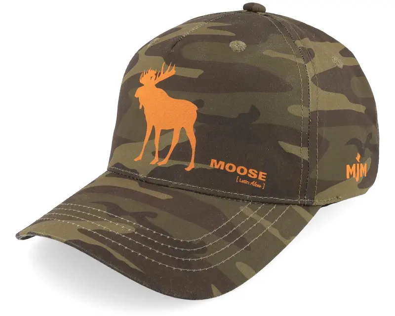 MJM Hats Hunting Cap Camo Brown Moose Adjustable online