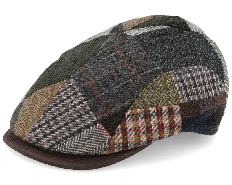 MJM Hats Smart Xtra 42 Wool Mix Brown Patch Flat Cap online