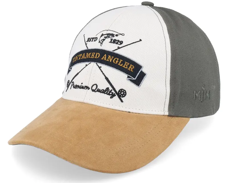 MJM Hats Untamed Angler 41 Organic Cotton White/Olive Adjustable online