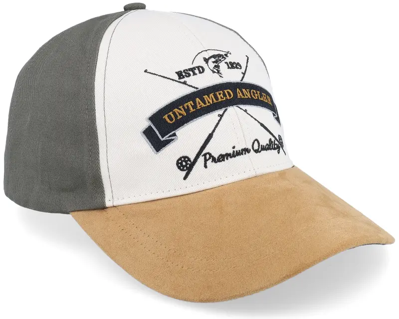 MJM Hats Untamed Angler 41 Organic Cotton White/Olive Adjustable online