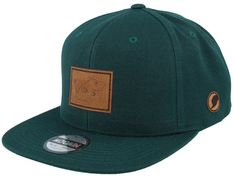 Moomin Moomin Engraved Patch Green Snapback online