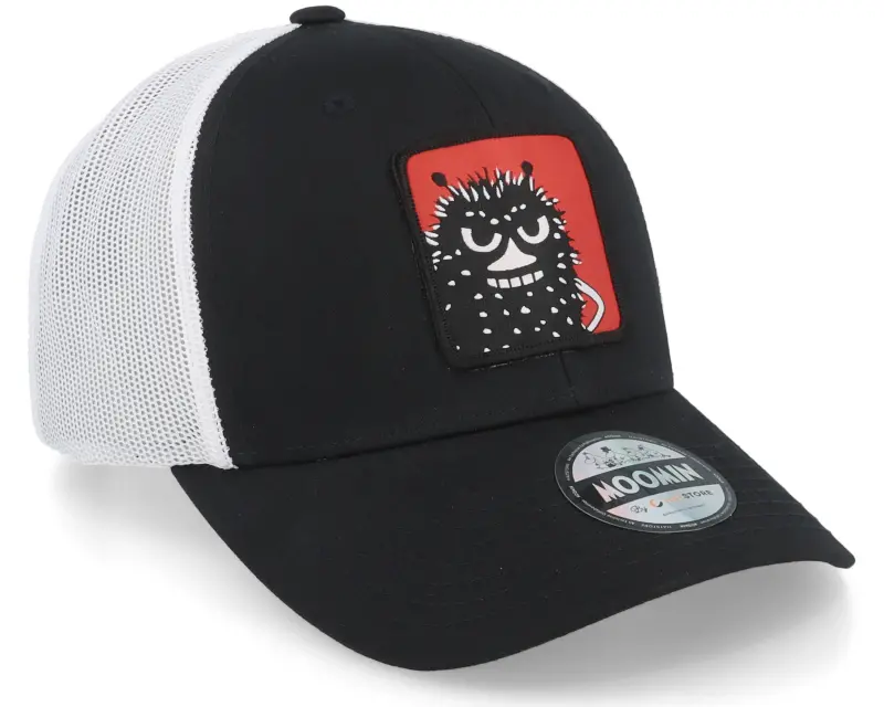 Moomin Stinky Red Patch Black/White Trucker online