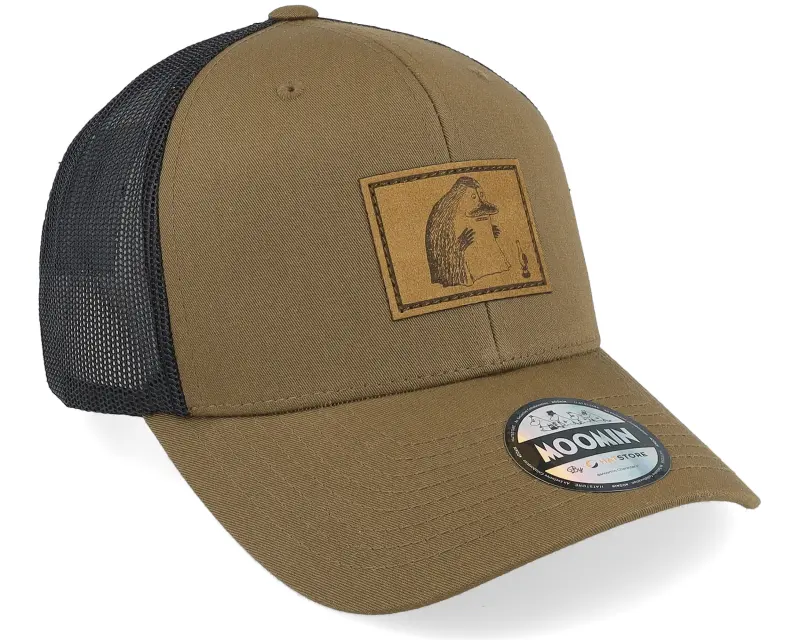 Moomin The Groke Engraved Patch Brown/Black Trucker online