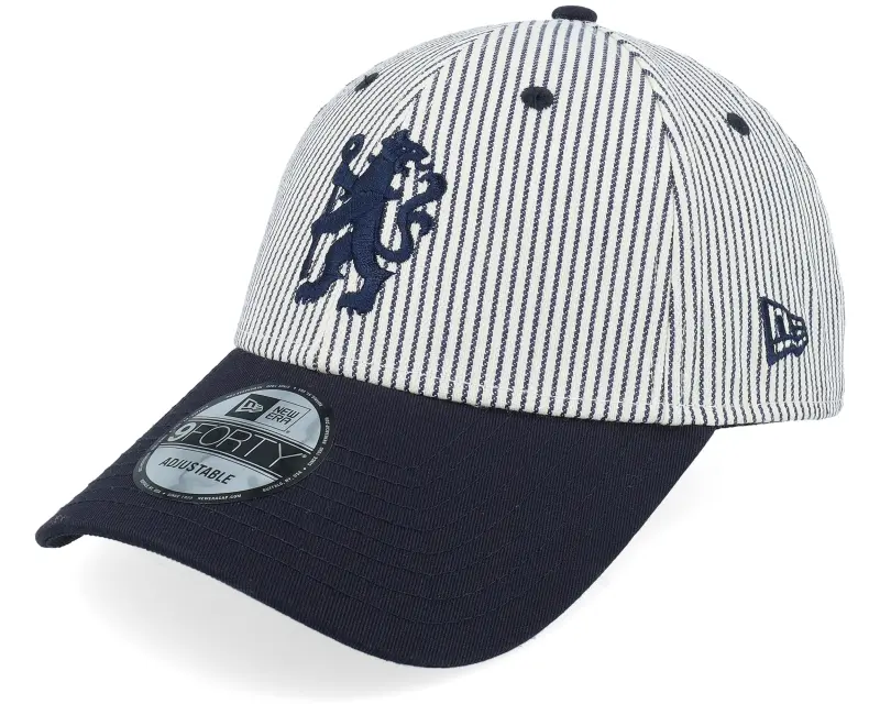 New Era Chelsea Pinstripe 9FORTY Ivory/Navy Adjustable online