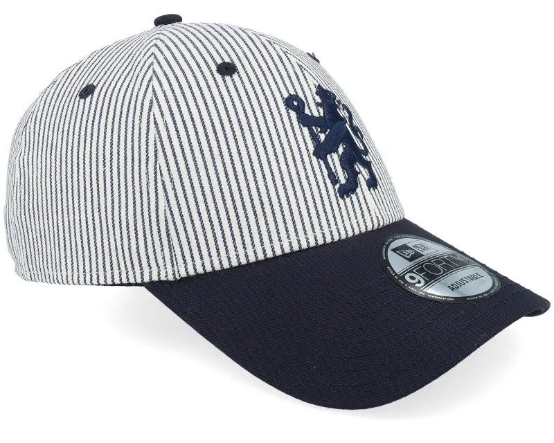 New Era Chelsea Pinstripe 9FORTY Ivory/Navy Adjustable online