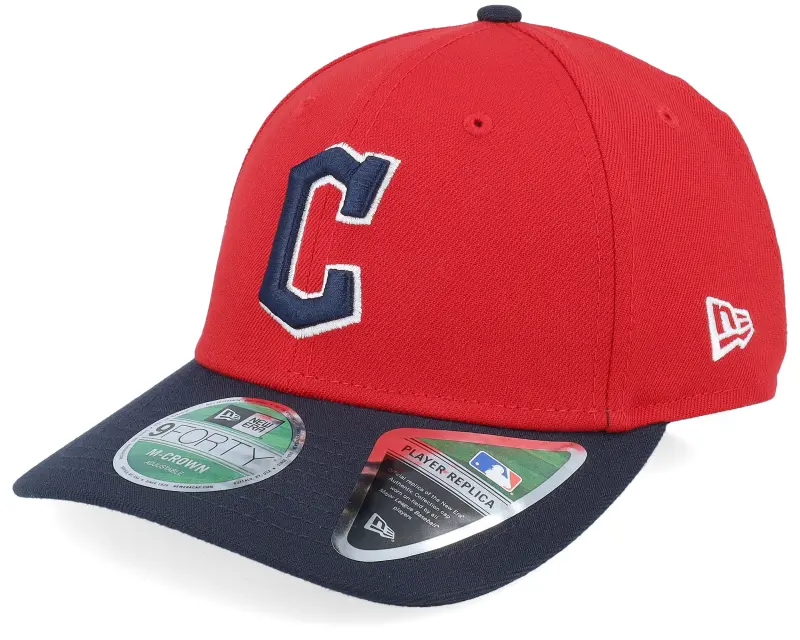New Era Cleveland Guardians MLB PR 9FORTY M-Crown Red/Navy Adjustable online