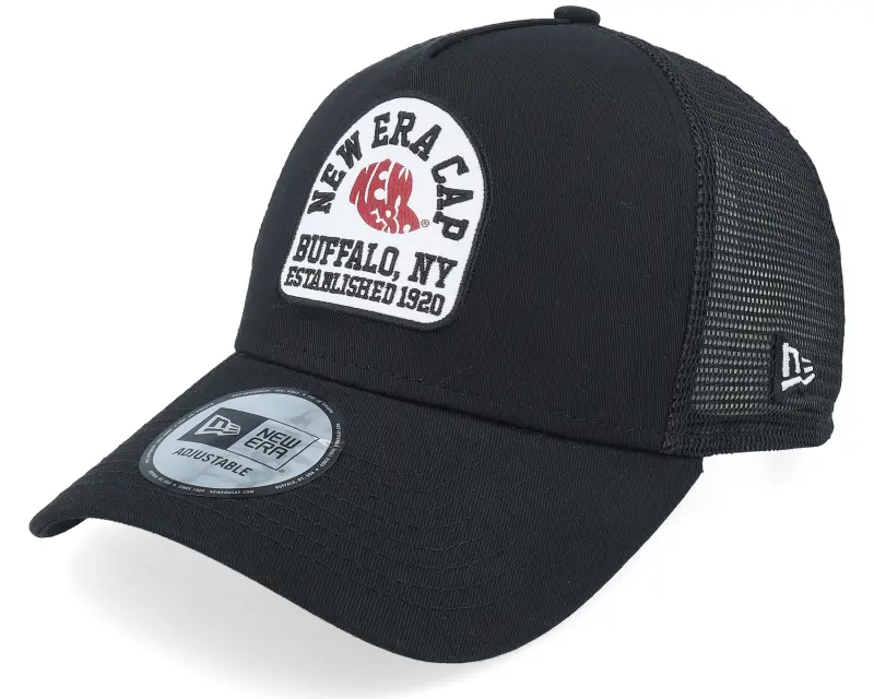 New Era Cotton Patch Black A-Frame Trucker online