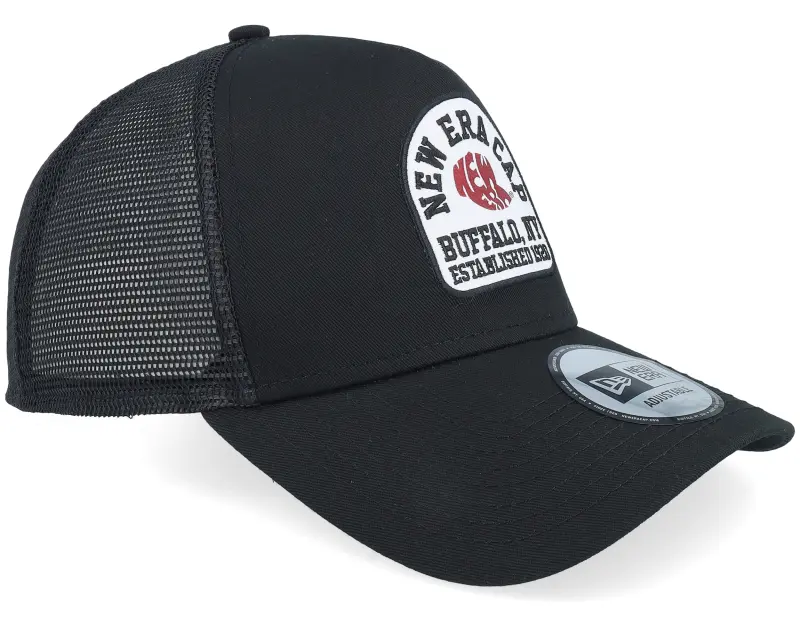 New Era Cotton Patch Black A-Frame Trucker online