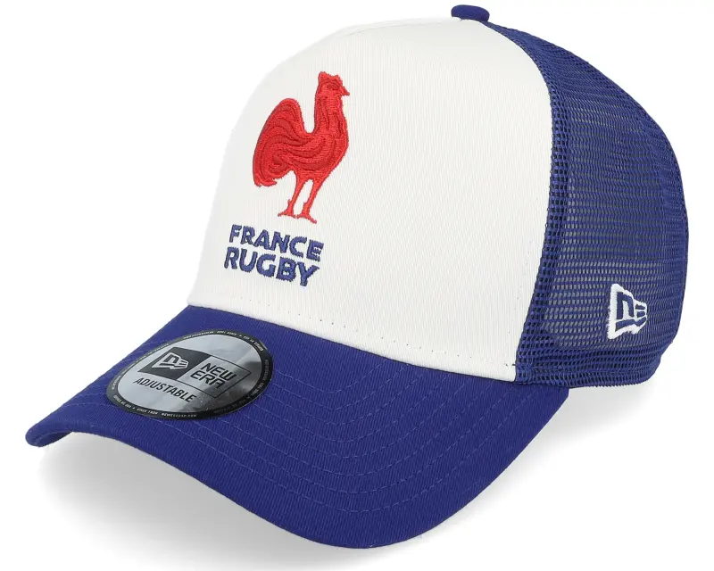 New Era Essential France Rugby White/Royal A-Frame Trucker online