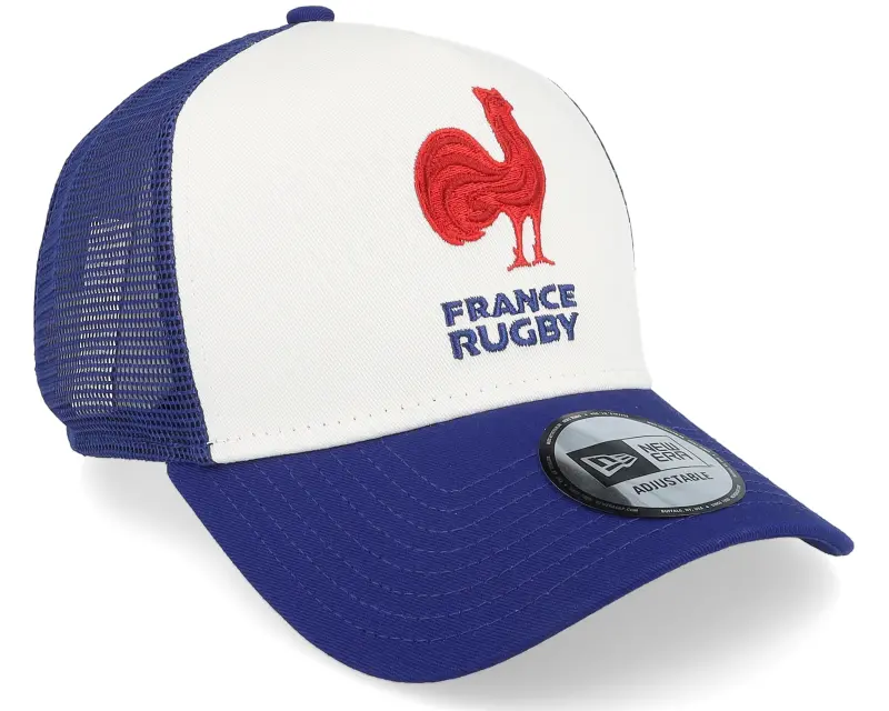 New Era Essential France Rugby White/Royal A-Frame Trucker online