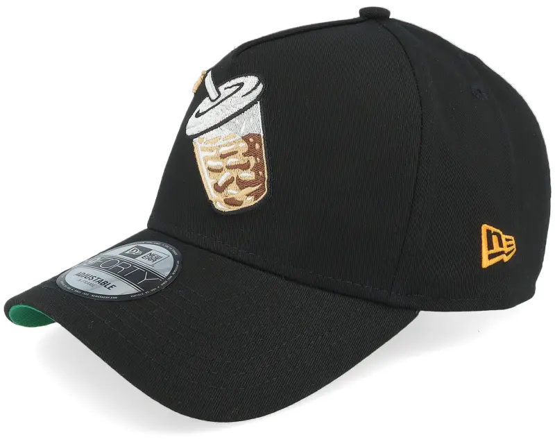 New Era Hatstore Exclusive x Norfolk Tide Ice Coffee Theme 9FORTY Black A-Frame Adjustable online